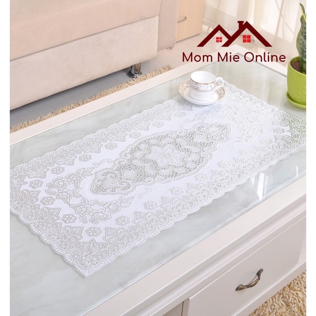 Khăn 40cm x 84cm ren nổi cao cấp