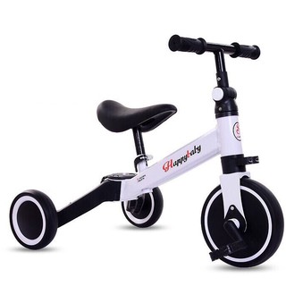 Xe chòi chân thăng bằng HAPPYBABY kết hợp xe đạp cho bé (Đỏ-Vàng-Trắng)