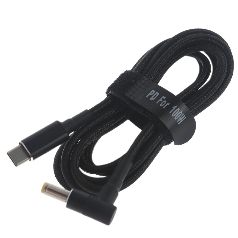 Cáp SạC 100W PD USB LoạI C ĐầU CắM Cho DC 5.5X1.7 mm