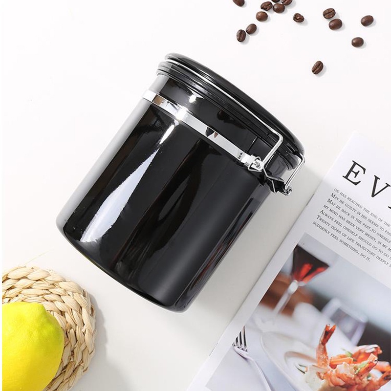 Hộp đựng hạt cà phê  bằng thép không gỉ, kín gió - 1.8L