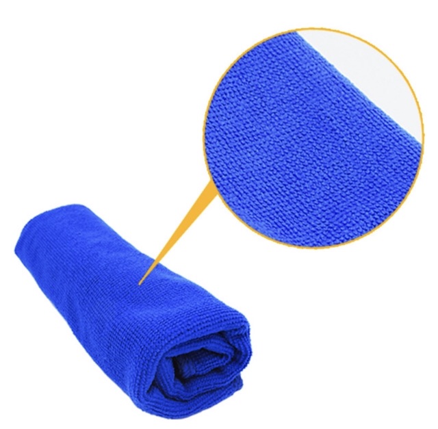 Combo 2 Khăn Microfiber Mềm Mịn Thấm Hút Nước Tốt Chuyên Dụng Lau Rửa Xe Hơi Ô Tô 3M (màu ngẫu nhiên)