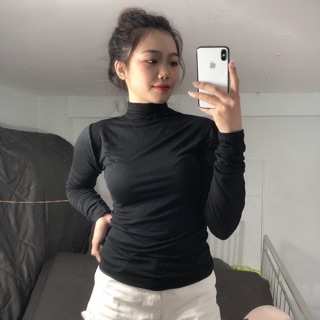 ÁO THUN CỔ LỌ HÌNH THẬT