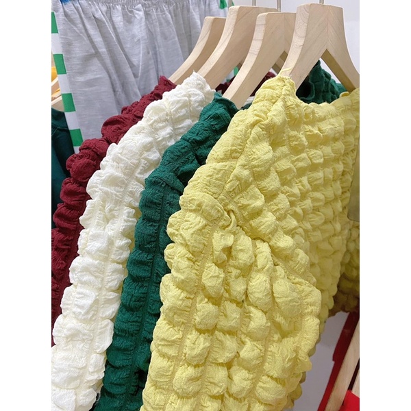 Áo Croptop Xốp Ô Vuông Baby Tee Nữ [FREESHIP]  Croptop kiểu dáng ôm cộc tay năng động 3158 hàn quốc bánh bèo tiểu thư