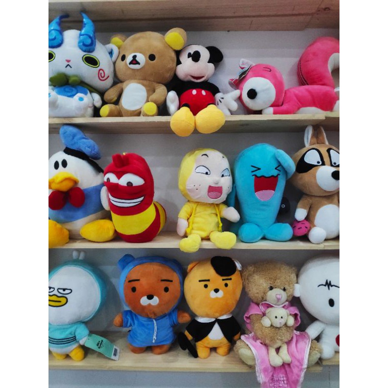 Gấu bông 30k/con size 25~35cm