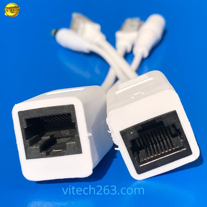 Combo 50c POE Cặp 2 Cái- BAO GIÁ BÁN BUÔN-Cáp Chuyển Tín Hiệu Camera POE Cặp 2 Cái