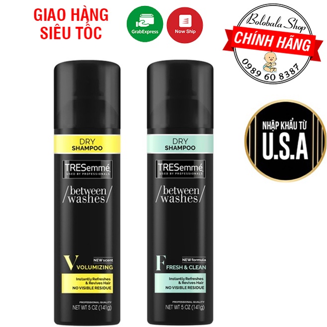 Dầu gội khô sạch tươi mát/ tăng độ phồng TRESemme Fresh & Clean/ Volumizing 141g