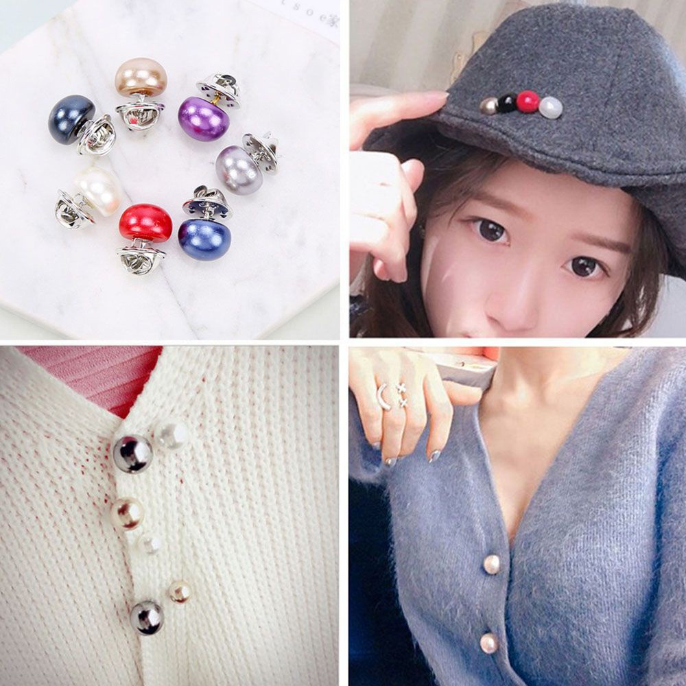 2 Trâm Cài Áo Đính Ngọc Trai Giả Thời Trang Cho Nữ