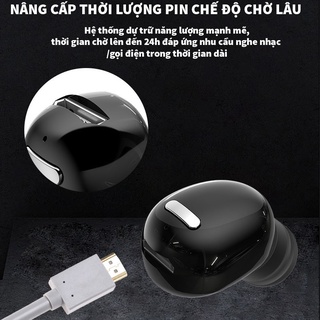 Tai nghe Bluetooth Hitoor XT-5 TWS dual-pass 5.0 stereo thể thao không dây tai nghe đơn siêu nhỏ
