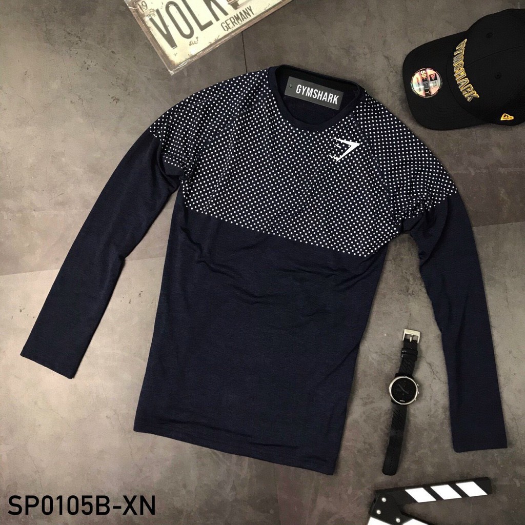 Áo tập gym tay dài ôm body GymShark  - Áo thun tập gym tay dài - BiT Fitness chuyên đồ tập ADT.GS.CN | BigBuy360 - bigbuy360.vn