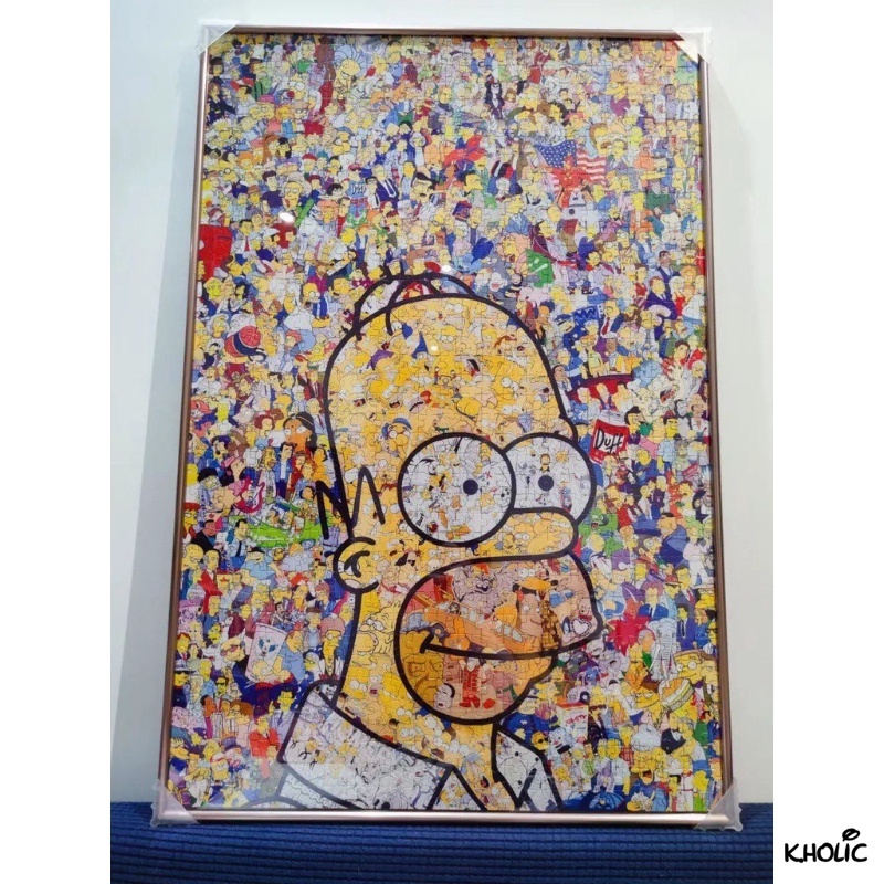 Bộ Tranh Xếp Hình 300 / 520 / 1000 Miếng Hình Anime Simpsons