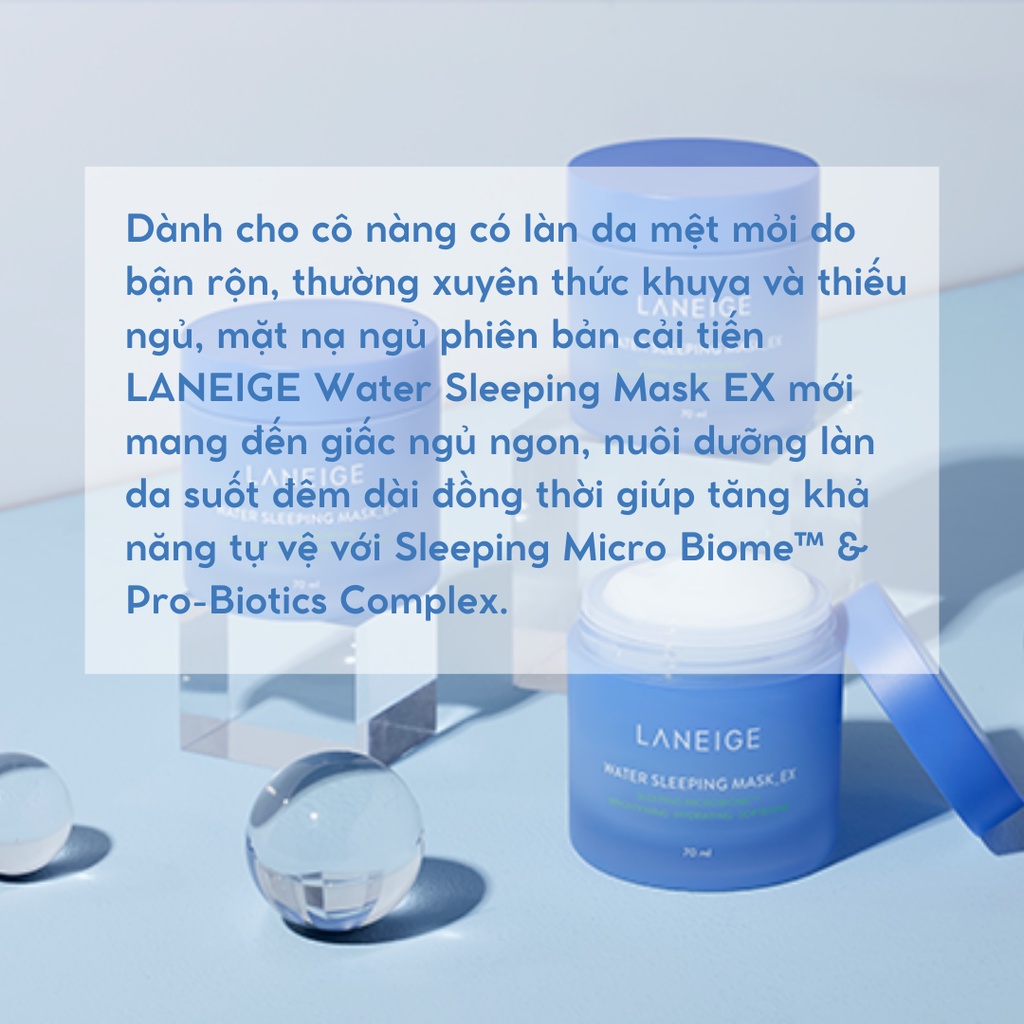 Mặt nạ ngủ dưỡng ẩm LANEIGE Water Sleeping Mask EX 70ml