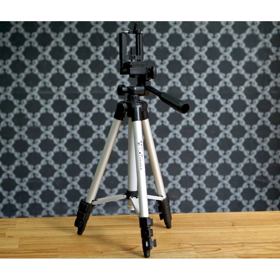 Giá đỡ chụp ảnh cho điện thoại, máy ảnh Tripod TF-3110, gậy chụp hình