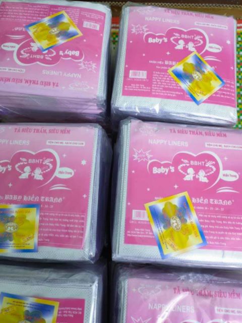 Sỉ - 10 gói miếng lót phân su cho bé Hiền Trang