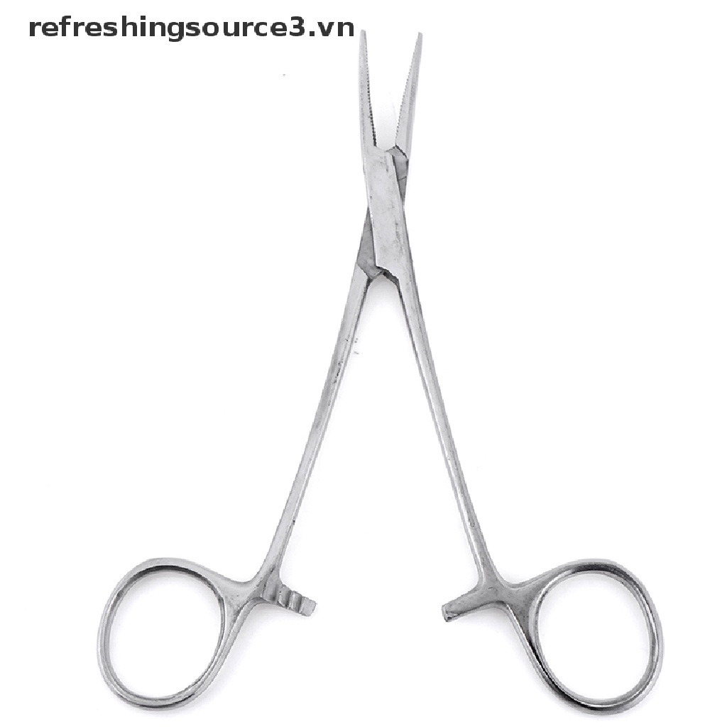 Kẹp Tóc Đầu Cong Bằng Thép Không Gỉ 12.5cm Chất Lượng Cao