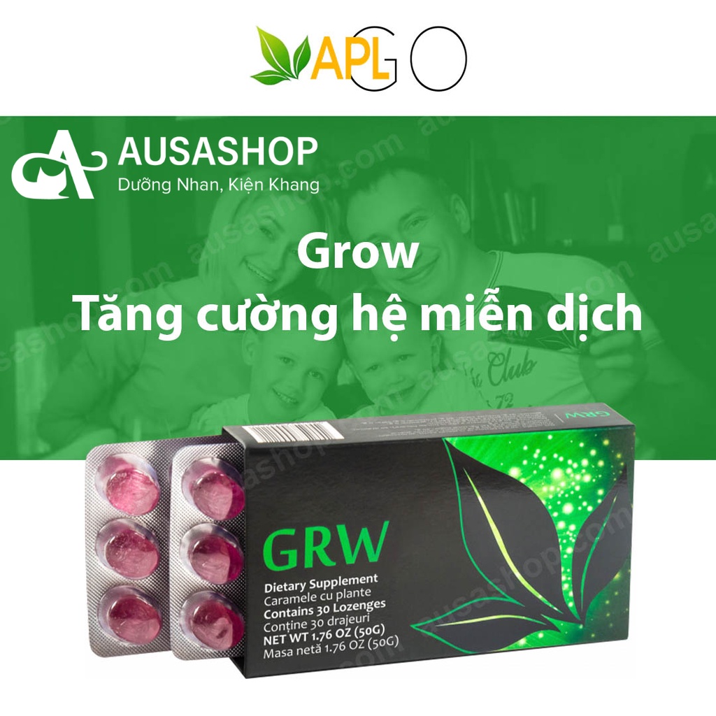 GRW – Viên ngậm hỗ trợ tăng cường hệ miễn dịch APLGO - Chính Hãng Giá Tốt