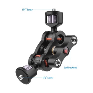 Cánh Tay Arm Hợp Kim Nhôm Cho Mic + Monitor Feelworld