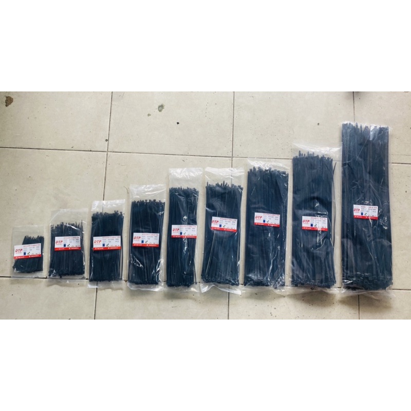 DÂY RÚT NHỰA MÀU ĐEN(Bịch 100 sợi)