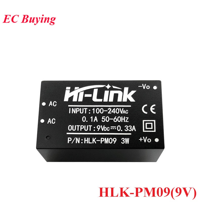 Mô đun hạ áp Hlk-Pm01 Hlk-Pm03 Hlk-Pm09 Hlk-Pm12 Hlk-Pm24 Ac-Dc 220v xuống 3.3v / 5v / 9v / 12v / 24v