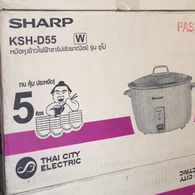 🍀Nồi Cơm Điện Công Nghiệp Sharp KSH-D55