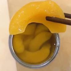 Combo: 6 Lon đào ngâm nguyên miếng Hongqiao 425g/ lon