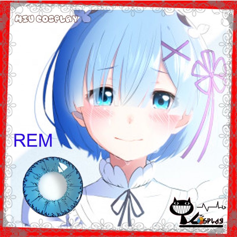 OL] Lens Cosplay - Kính áp tròng hóa trang Rem/Emilia/Rem - Re: Zero [Miu  Cosplay] | Shopee Việt Nam
