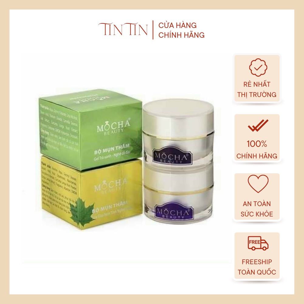 BỘ Giảm Mụn - Giảm Thâm Mocha