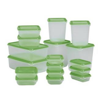 Bộ hộp thức ăn 17 chiếc pruta ikea chính hãng