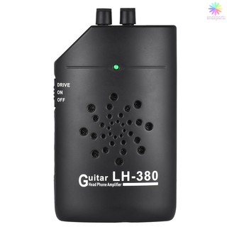 Mini Portable Guitar Ukelele Practice Headphone Amp Amplifier Speaker with Belt Clip B