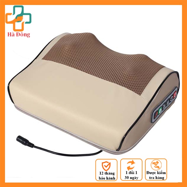 Gối Massage Hồng Ngoại 16 Bi Mát Xa Cổ Vai Gáy Osaka