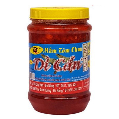 Q10 - Mắm Tôm Chua Dì Cẩn Hủ 500g Đặc Sản Đà Nẵng