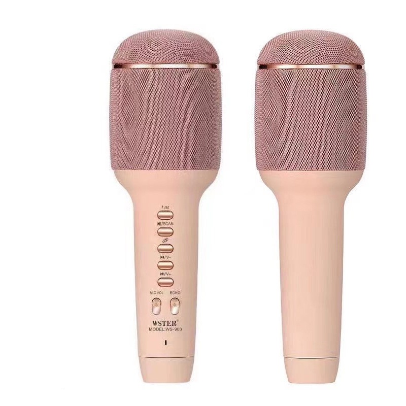 Mic bluetooth hát Karaoke KTV WS-900 Loa hát Karaoke Âm thanh siêu đỉnh