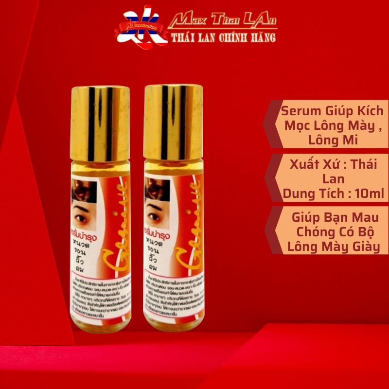 Serum kích mọc râu, lông mi,lông mày Genive Thái Lan (10ml)