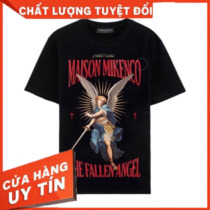 Áo phông nam MIKENCO Thiên thần Fallen angel tshirt,áo thun mikenco dáng unisex TBoutique
