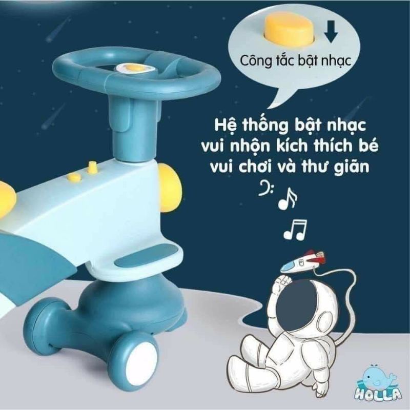 Xe chòi chân Holla cao cấp phát nhạc - SEED BABY