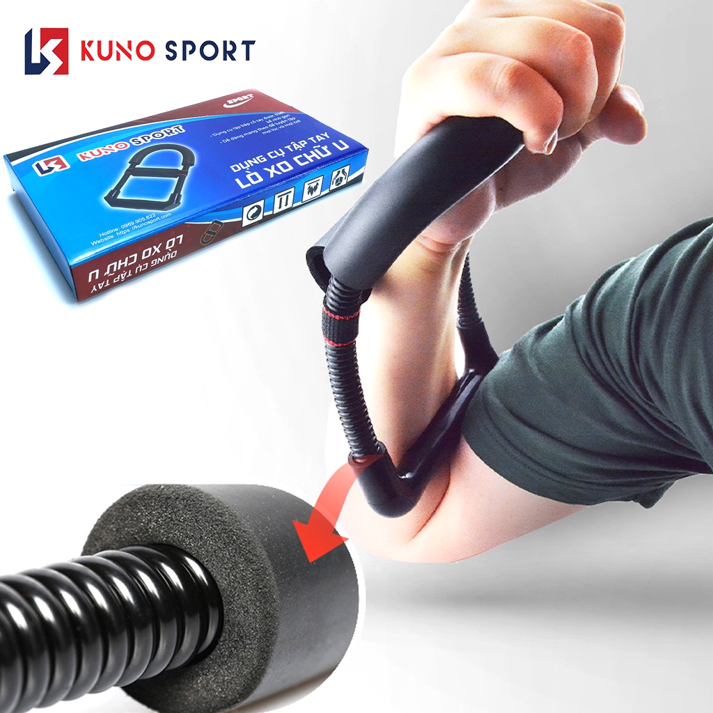 Dụng Cụ Tập Tay Chữ U KUNO SPORT Tập Lực Cổ Tay Tăng Cường Lực Tăng Cơ Tay