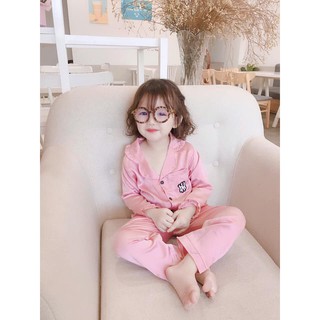Bộ pizama lụa cao cấp cho bé