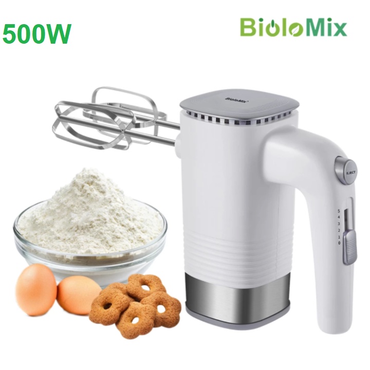[GIÁ SỐC - HÀNG CHÍNH HÃNG] Máy trộn bột, đánh trứng và tạo bọt 3 trong 1 thương hiệu cao cấp Biolomix BM688