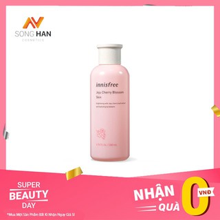 [Mỹ Phẩm] Nước Hoa Hồng Innisfree Jeju Cherry Blossom Skin  SH7A5 Dung Tích 200ml  Xuất Xứ Hàn Quốc -  Cao Cấp