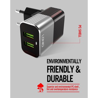 Bộ sạc 2.4A 2 cổng LDNIO A2206