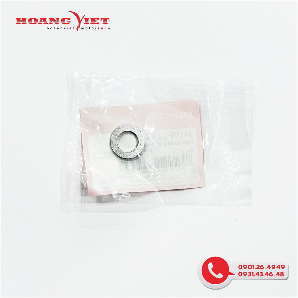 Đệm bu lông xả nhớt 12MM - HONDA 12mm dùng chung nhiều xe - 9410912000