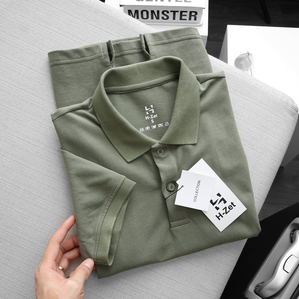 Áo Polo cổ bẻ trơn nam - vải cá sấu cao cấp với nhiều màu đẹp PLHZ | BigBuy360 - bigbuy360.vn