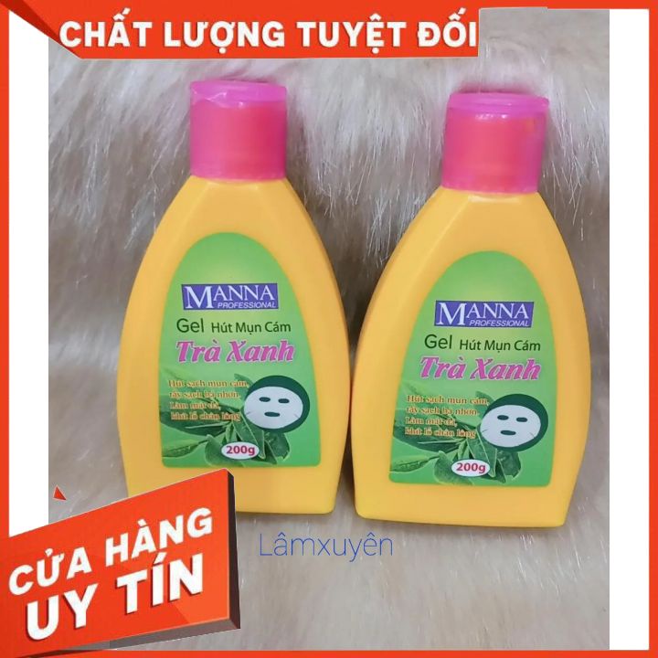 Gel lột mụn cám MANNA 200G 😍 FREESHIP 😍 tẩy sạch bã nhờn lấy mụn cám mụn đầu đen se khít lỗ chân lông gọn nhẹ dễ sử dụng