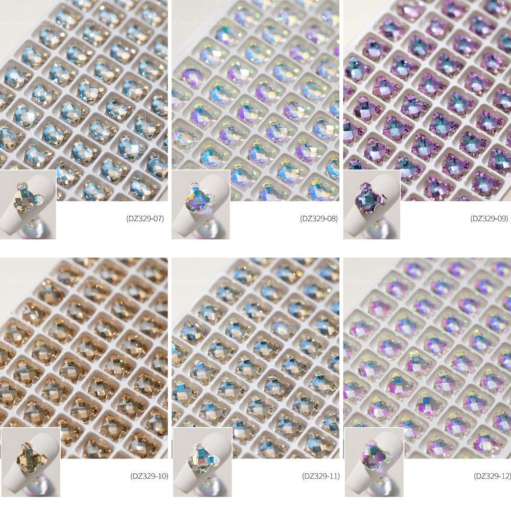 Miếng Dán Trang Trí Móng Tay Nghệ Thuật|Phụ Kiện Trang Trí Móng Tay Hình Động Vật Hoạt Hình Sáng Bóng|Phụ Kiện Trang Trí Hình Dạng Độc Đáo Sáng Tạo