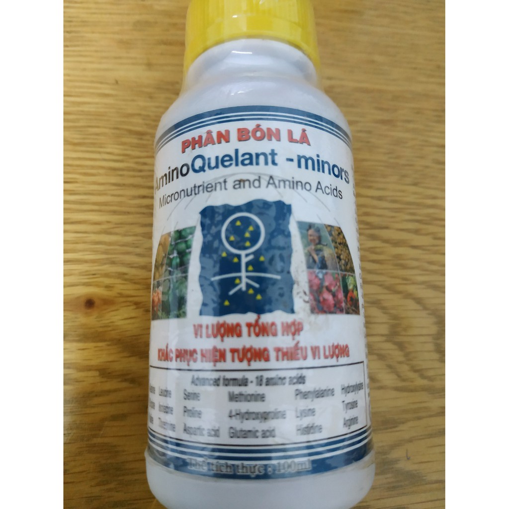 Phân bón lá Amino Quelant - minors - chai 100 ml