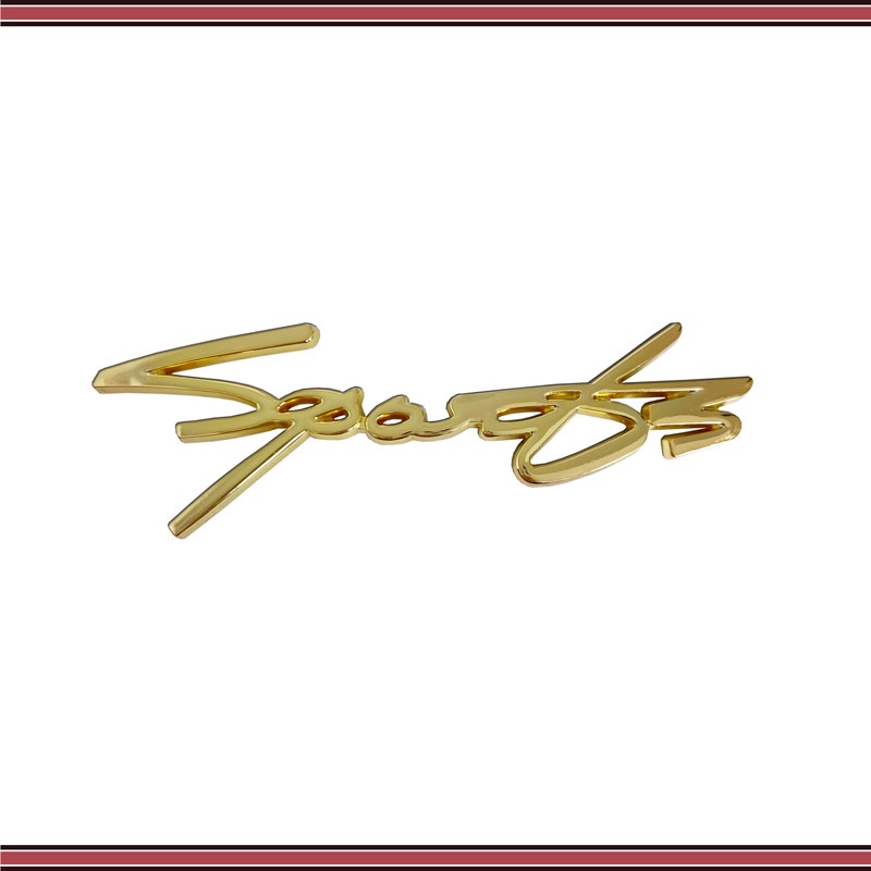 FENDER Miếng Dán Chữ 3D Bằng Kim Loại Trang Trí Xe Hơi