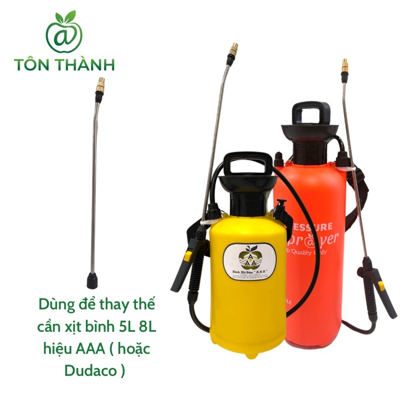 CẦN XỊT CẦN INOX NỐI DÀI BÌNH XỊT 5L 8L 40CM 45CM 80CM 1M 1M2 - PHỤ KIỆN THAY THẾ BÌNH 5L 8L AAA