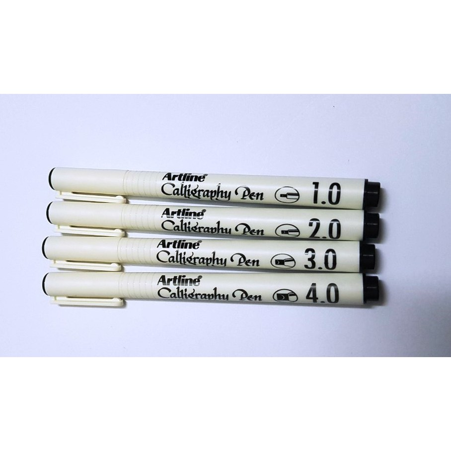 BÚT VẼ KỸ THUẬT VẼ BẢN ĐỒ ARTLINE CALLIGRAPHY PEN/cây