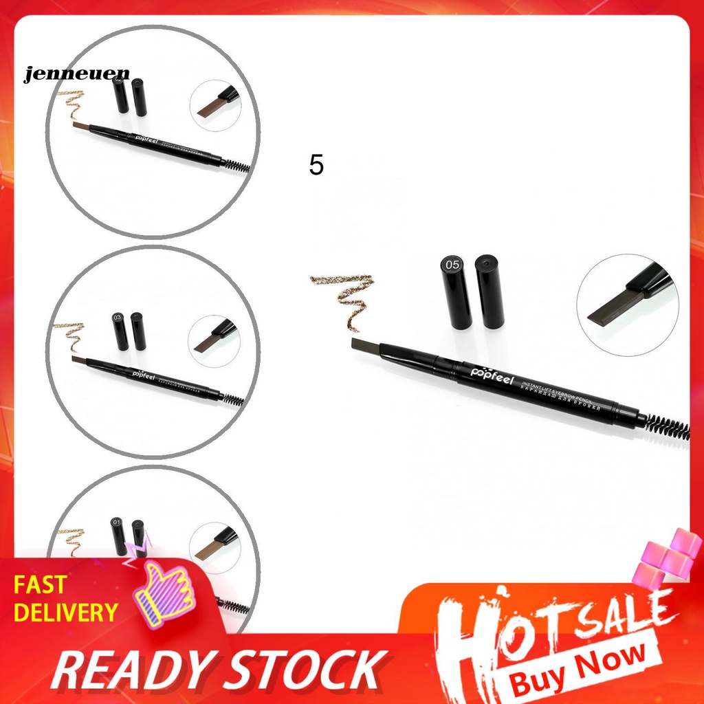 [Hàng mới về] Chì kẻ mày với đầu cọ trang điểm chống thấm nước lâu trôi