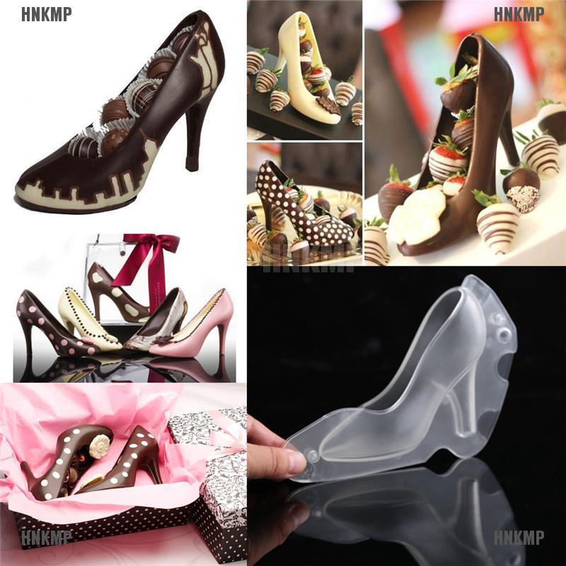 Khuôn làm sô cô la / kẹo / chocolate hình chiếc giày cao gót 3D
