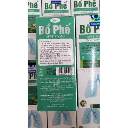 Siro ho Bổ phế Bevithymo